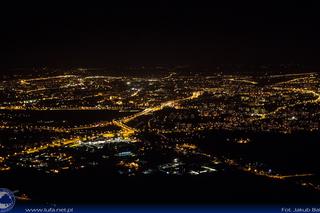 Nocne zdjęcia Lublina z góry! Z lotu ptaka miasto jest niezwykłe [ZDJĘCIA]
