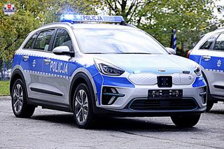 Policyjne Kia e-Niro to pierwsze elektryczne radiowozy w Lublinie