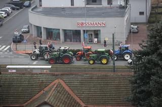 Strajk rolników w Krakowie. Ciągniki blokują ulice w mieście