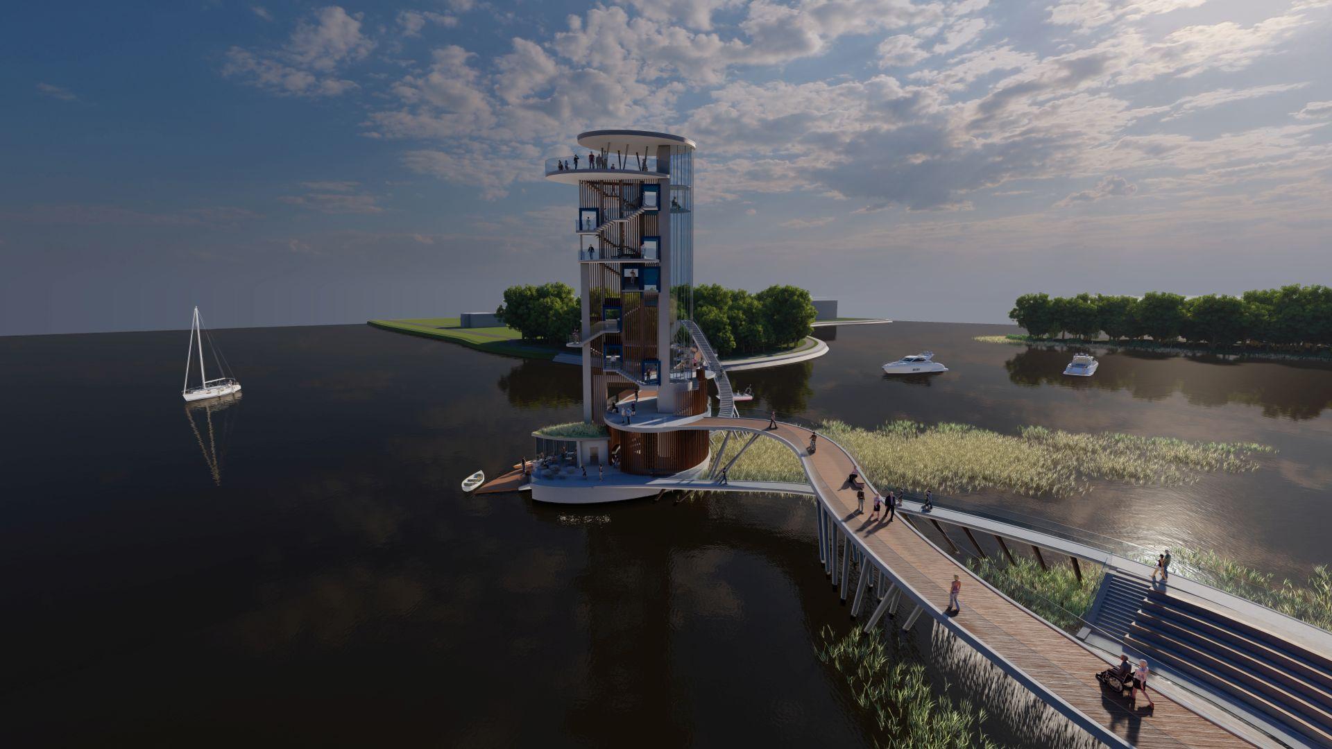 Konkurs na projekt kładki i wieży widokowej w Augustowie: wyniki