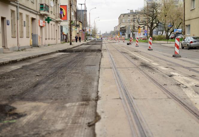 Ruszył kolejny etap remontu ulicy Przybyszewskiego w Łodzi