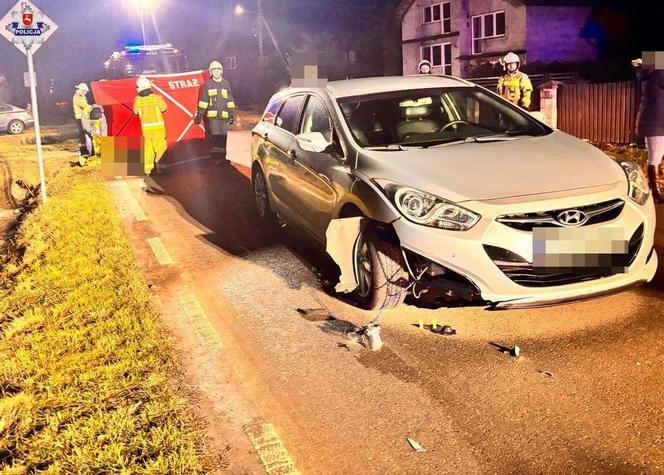 Mężczyzna leżał na drodze, najechał na niego samochód. 50-latek zginął na miejscu