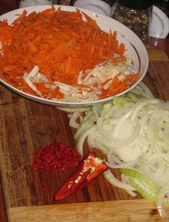 KROK I - Przygotowanie warzyw