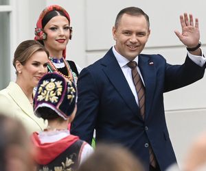 Marta Nawrocka na Dożynkach Prezydenkich