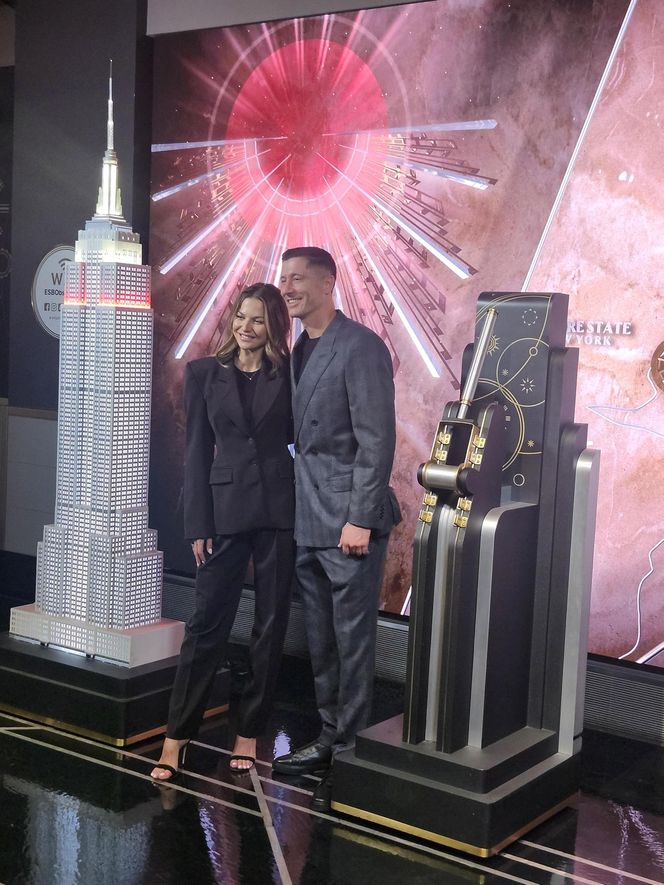 Lewandowski rozświetlił Empire State Building