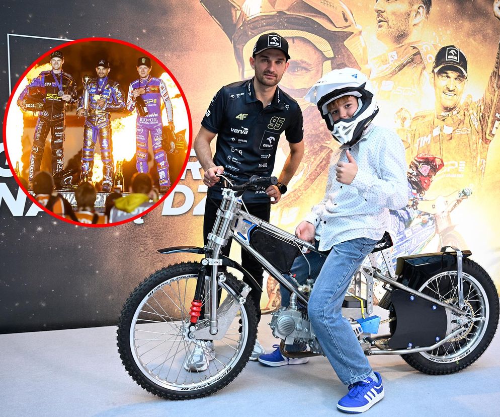 Bartosz Zmarzlik przekazał motocykl 11-letniemu Kubie
