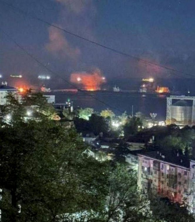 Atak na tankowiec Rosji w Tuapse