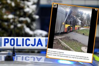 Groźny wypadek we Wrocławiu. Autobus skosił sygnalizację dla pieszych