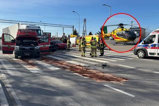 Tir uderzył w busa z dziećmi. Dramatyczna relacja z wypadku. „W tył naszego auta wjechał inny pojazd”