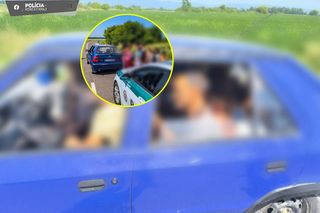 Policjanci zatrzymali Skodę do kontroli. Nie zgadniesz, ile osób było w środku