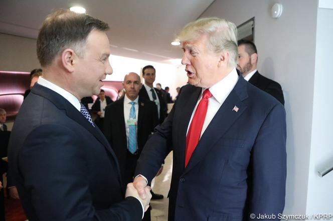 Prezydent Andrzej Duda i Prezydent Donald Trump