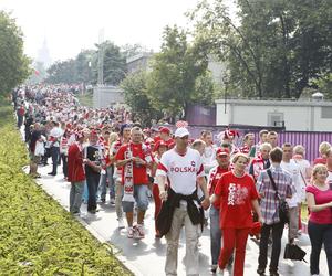 Kibice przed meczem Polska - Grecja