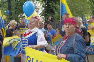 Obrazki z marszu górnośląskich autonomistów