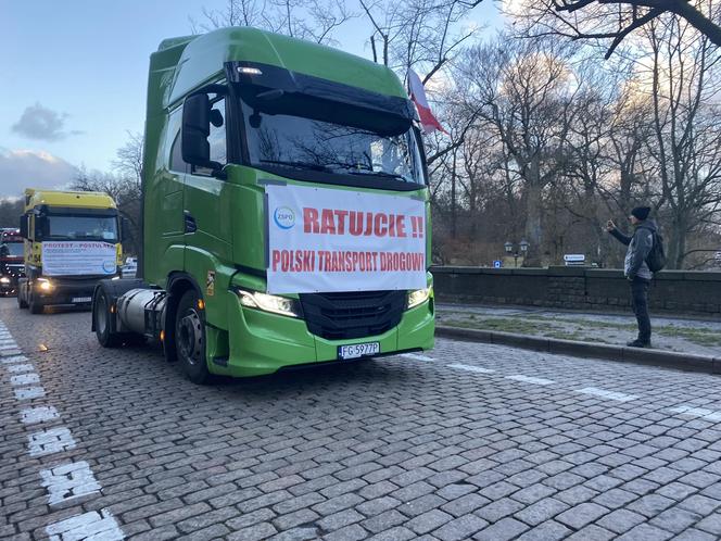 Protest przewoźników 