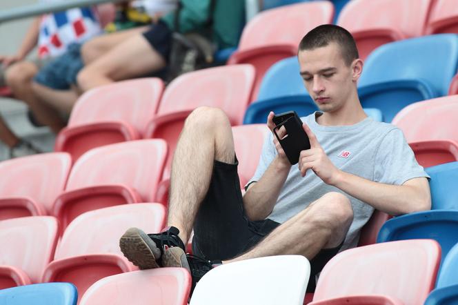 Górnik Zabrze vs Radomiak Radom. Kibice nie kryli niezadowolenia [ZDJĘCIA]