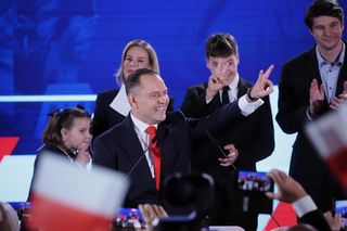 Tak córeczka Nawrockiego skradła show tacie! 