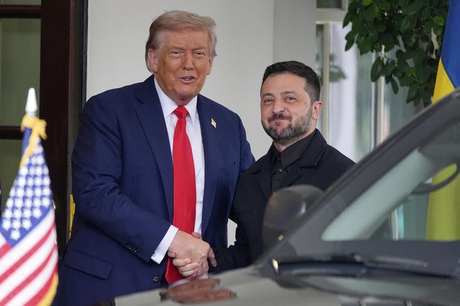 Trump i Zełeński w Białym Domu