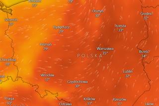 Piekielny upał w Polsce. Nawet 35 stopni w cieniu!