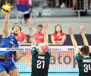 Siatkówka. Mecz Polska-Serbia. Memoriał Huberta Jerzego Wagnera w Krakowie