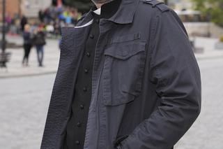 Artur Żmijewski z żoną