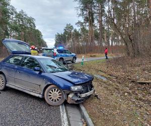 Trzy godziny, trzy wypadki! DK 42 w Krynkach zdezrenie Forda i Audi