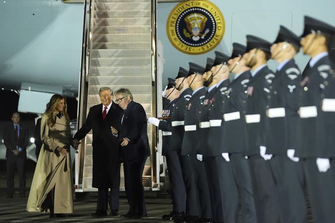 Donald Trump dziś spotka się z królem! Prezydent już w Wielkiej Brytanii