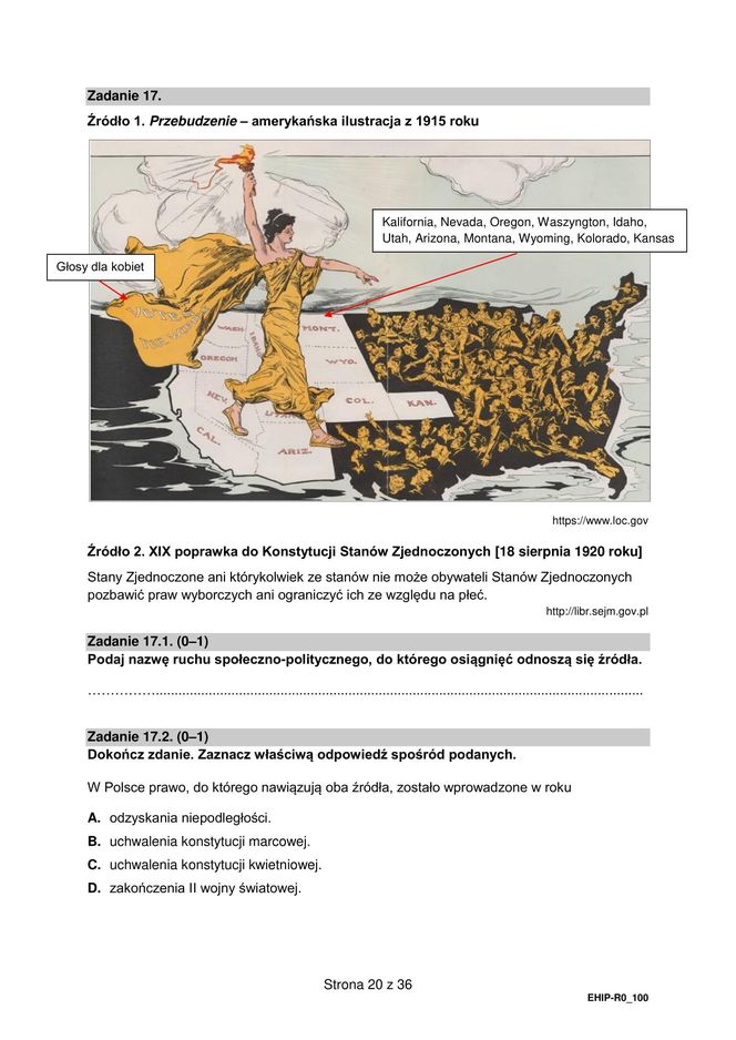 Matura 2025 historia rozszerzona - arkusz CKE 19.05.2025 - Formuła 2015