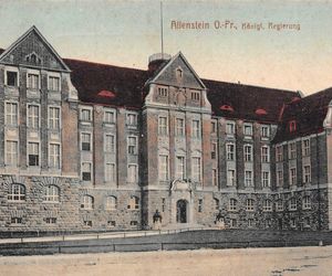 To jeden z najpiękniejszych budynków w Olsztynie. Dawniej pomieszczenia zajmowało m.in. Gestapo