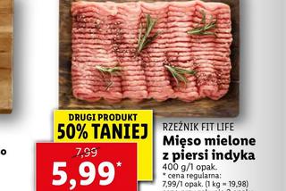 Mięso mielone z piersi indyka 5,99 zł/400 g