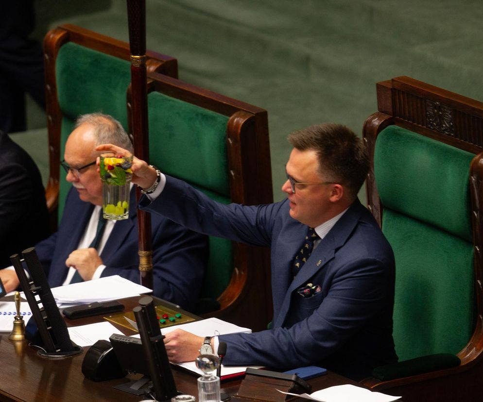 Szymon Hołownia na ostatnim posiedzeniu jako marszałek