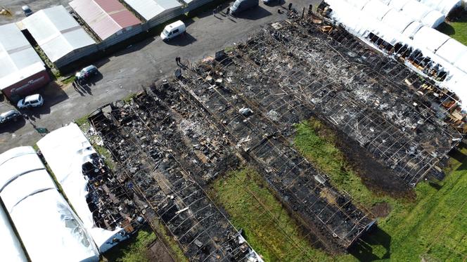 Gigantyczny pożar w Czaczu! Spłonęły magazyny antyków [ZDJĘCIA]