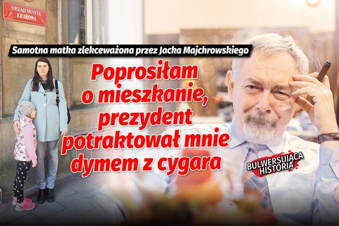 Samotna matka zlekceważona przez Jacka Majchrowskiego