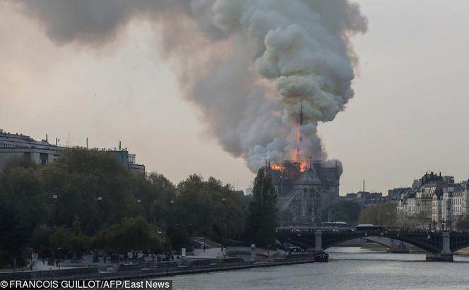 Płonie Katedra Notre-Dame w Paryżu