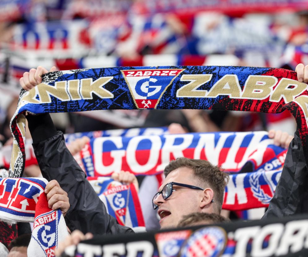 Kibice na meczu Górnik Zabrze - Legia Warszawa