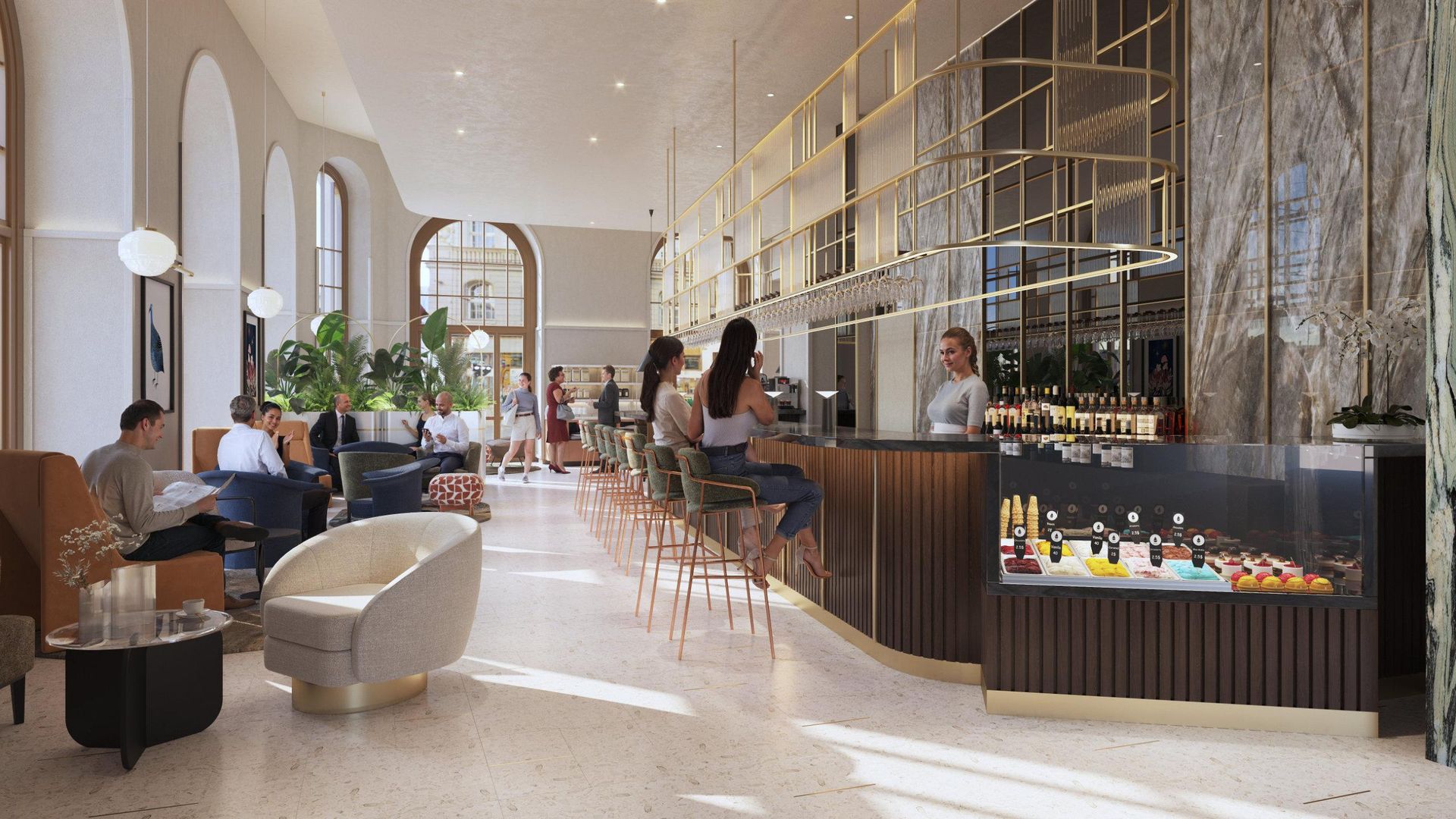 Wnętrza Grand Hotelu we Wrocławiu