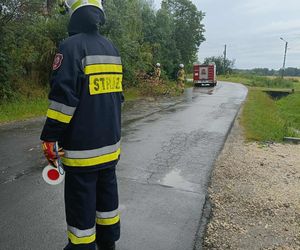 Burza w miejscowości Podleszany