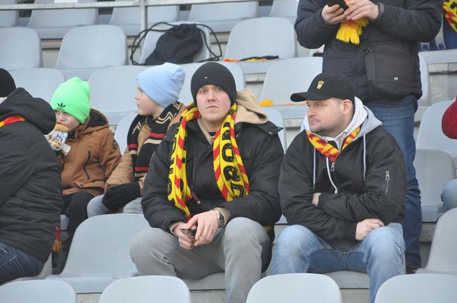 Korona Kielce - Motor Lublin. Kibice na Exbud Arenie