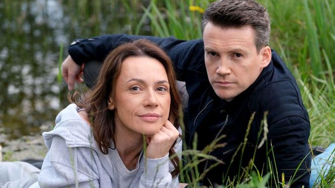 M jak miłość odc. 1880. Martyna (Magdalena Turczeniewicz), Jakub Karski (Krzysztof Kwiatkowski)