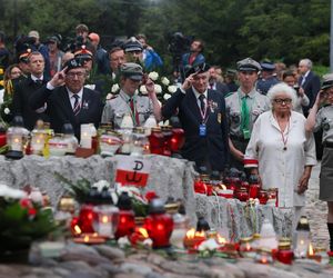 Uroczystość pod pomnikiem Polegli Niepokonani (1.08.2025)