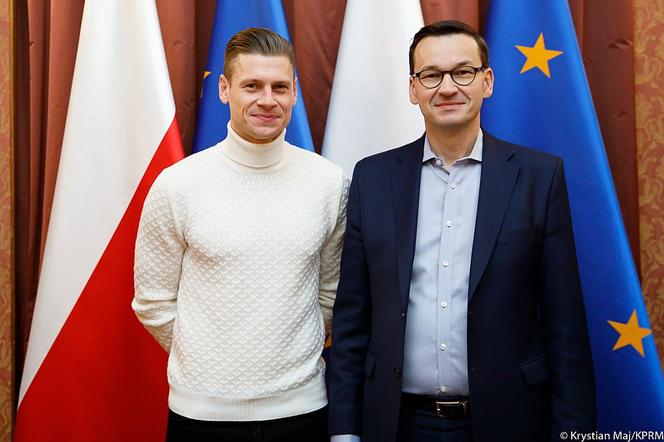 Łukasz Piszczek na śniadaniu z premierem
