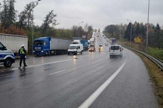 Przez protest ciężarówki blokują przejścia graniczne z Ukrainą