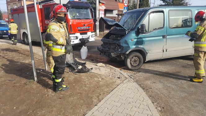 Wypadek na skrzyżowaniu Moniuszki, Nowowiejskiej i 6-go Września 