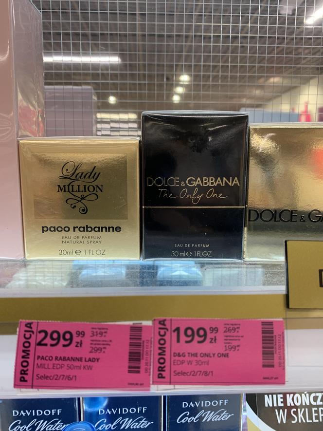 Paco Rabbane Lady Million 299,99 zł, Dolce&Gabbana The Only One 199,99 zł