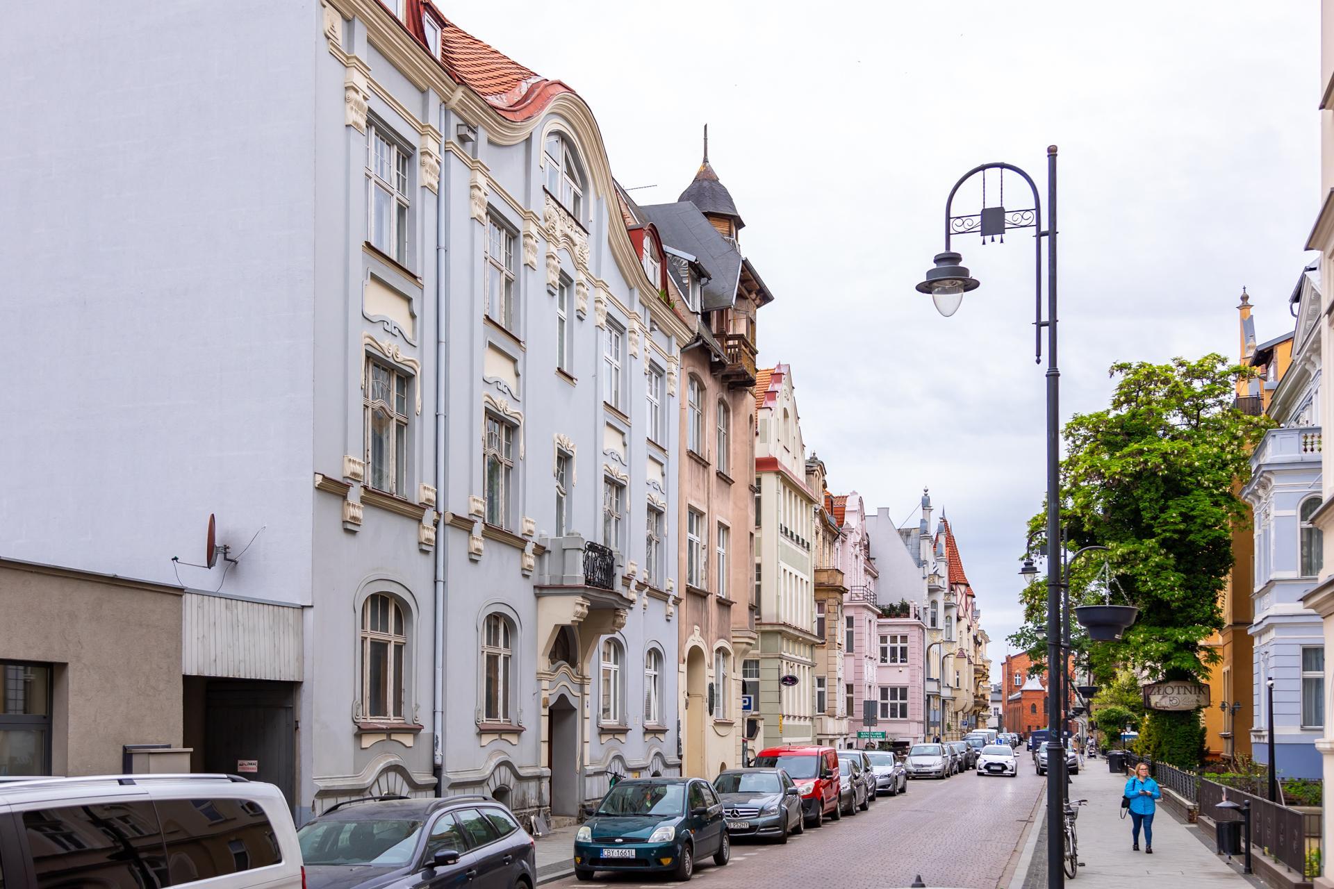 Kamienice przy ulicy Cieszkowskiego w Bydgoszczy