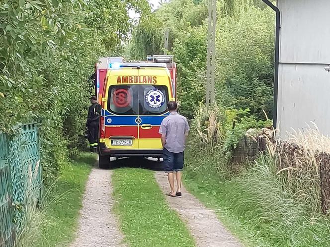 Pożar domu przy ulicy Nowowiejskiej w Starachowicach