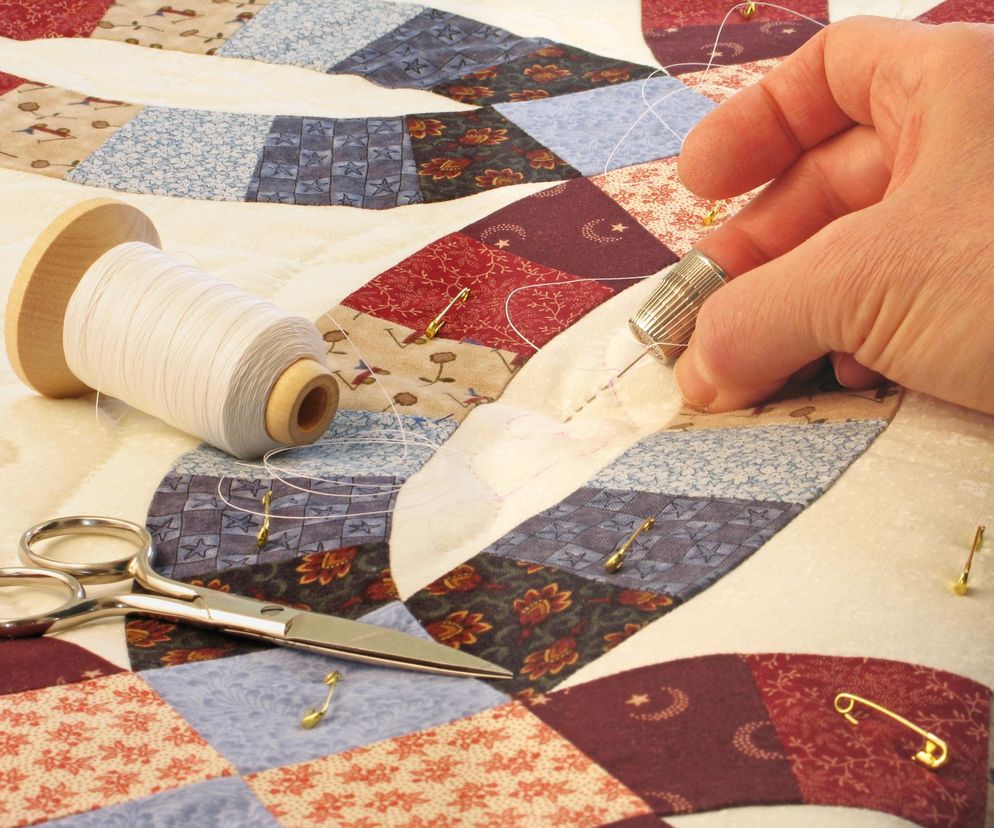 Narzuta patchwork DIY