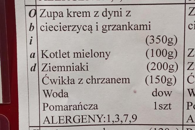 Takie posiłki podawane są kuracjuszom w sanatoriach