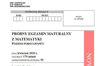 Matura próbna 2020 matematyka