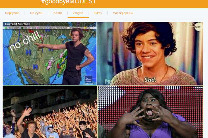 Hashtag GoodbyeModest na Twitterze