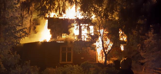 Pożar pensjonatu w Kazimierzu Dolnym 